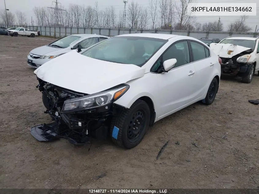 2017 Kia Forte VIN: 3KPFL4A81HE134662 Lot: 12148727