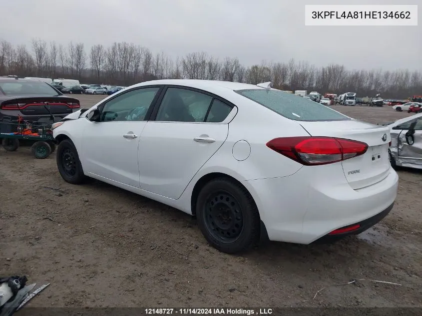 2017 Kia Forte VIN: 3KPFL4A81HE134662 Lot: 12148727