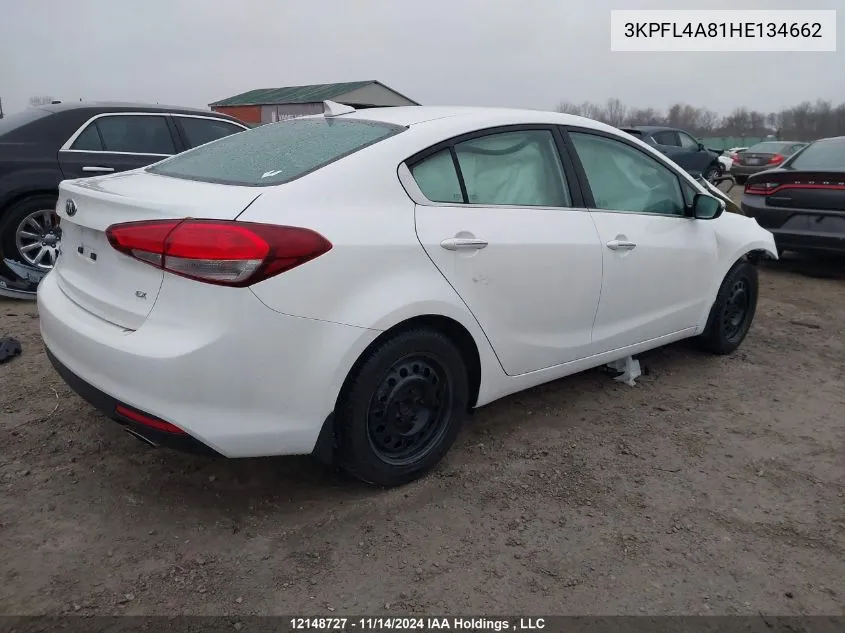 2017 Kia Forte VIN: 3KPFL4A81HE134662 Lot: 12148727