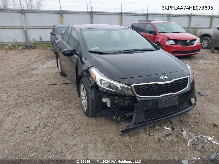 2017 Kia Forte Lx/S VIN: 3KPFL4A74HE073895 Lot: 12156015