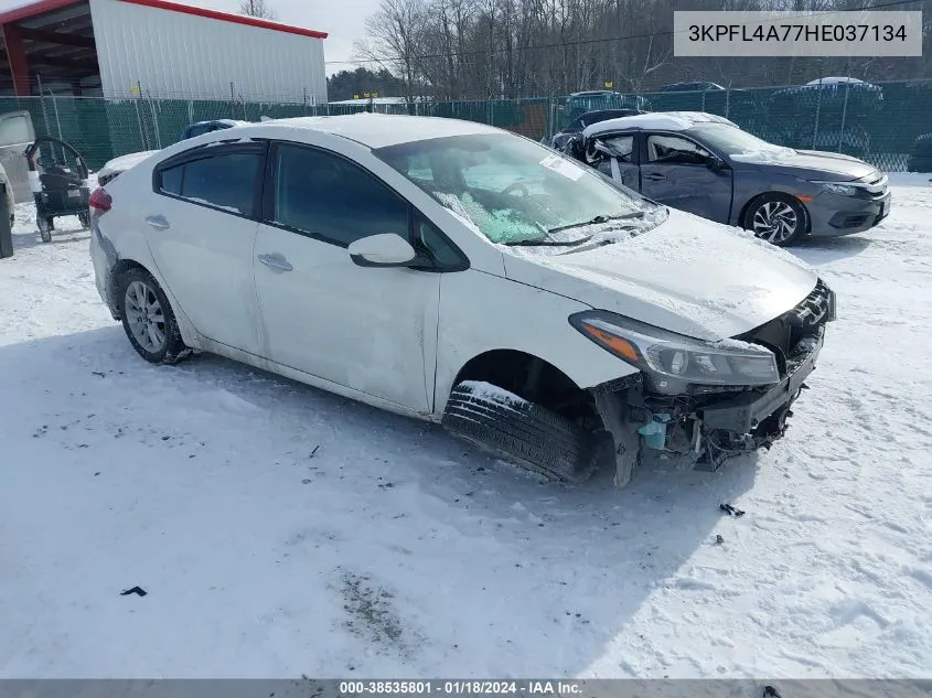 2017 Kia Forte S VIN: 3KPFL4A77HE037134 Lot: 38535801