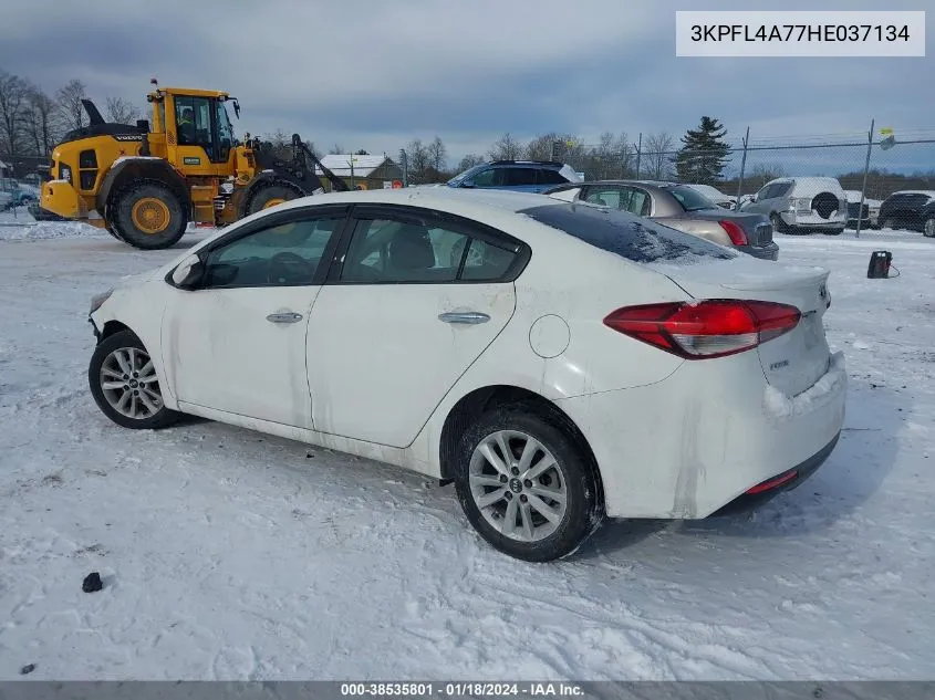 2017 Kia Forte S VIN: 3KPFL4A77HE037134 Lot: 38535801