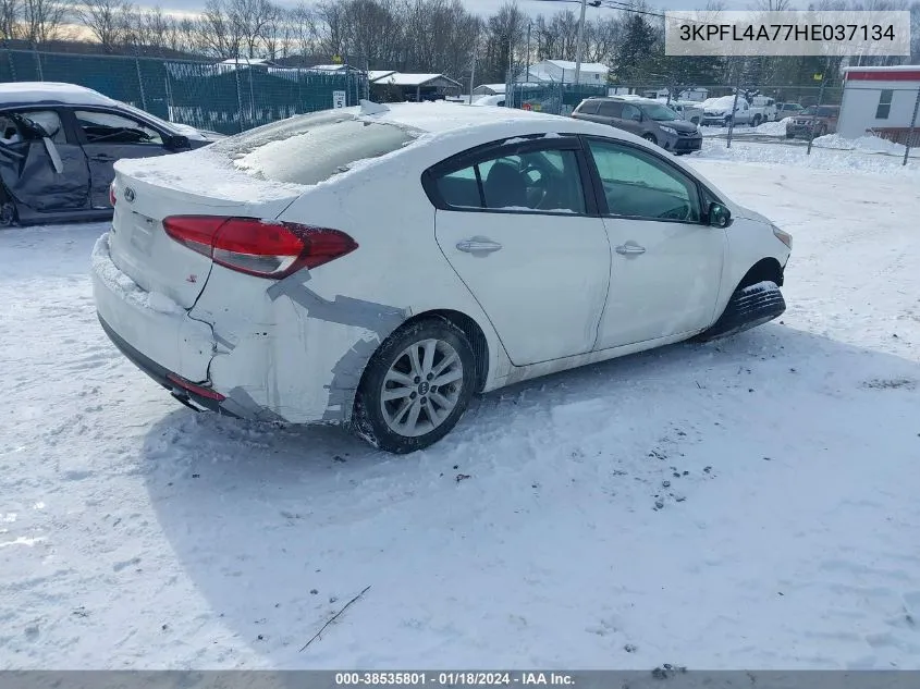 2017 Kia Forte S VIN: 3KPFL4A77HE037134 Lot: 38535801