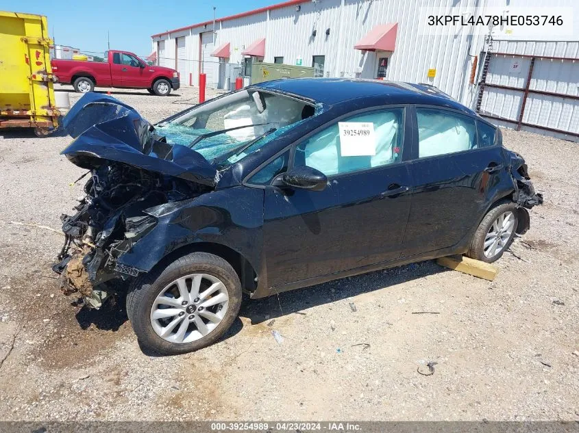 2017 Kia Forte S VIN: 3KPFL4A78HE053746 Lot: 39254989