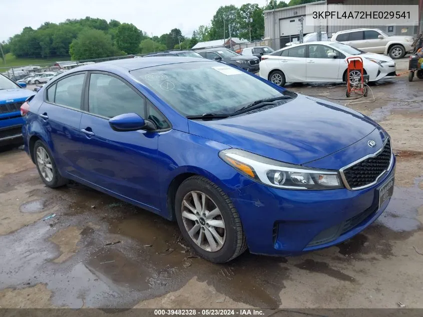 2017 Kia Forte S VIN: 3KPFL4A72HE029541 Lot: 39482328