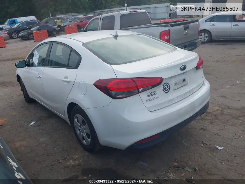 3KPFK4A73HE085507 2017 Kia Forte Lx