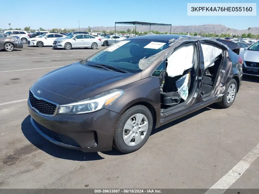 2017 Kia Forte Lx VIN: 3KPFK4A76HE055160 Lot: 39633887