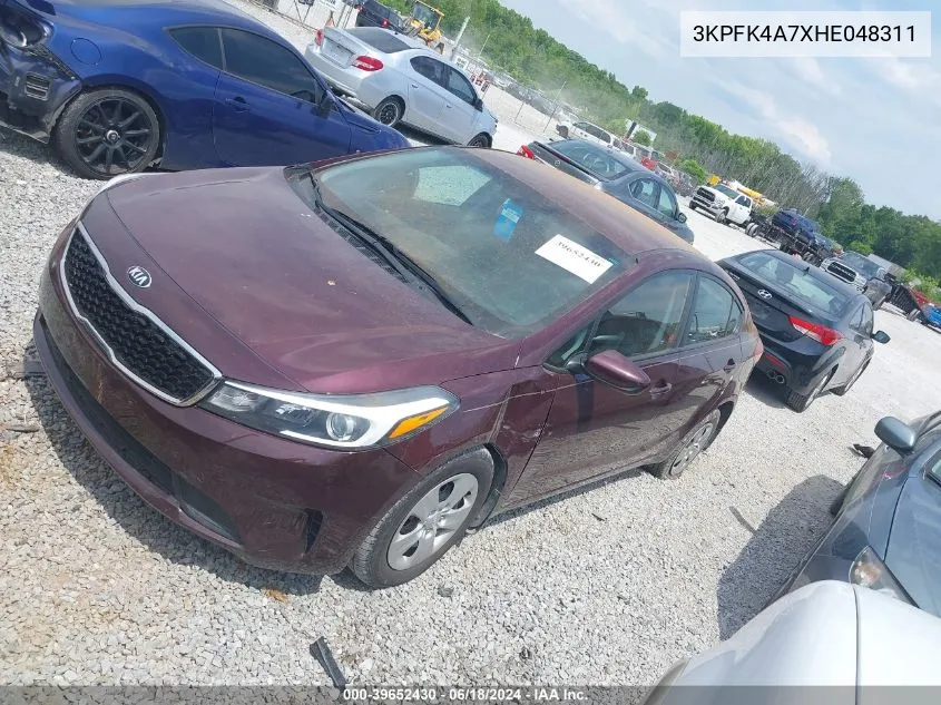 3KPFK4A7XHE048311 2017 Kia Forte Lx