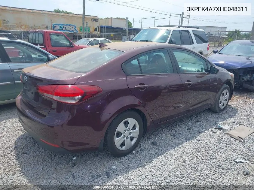 3KPFK4A7XHE048311 2017 Kia Forte Lx