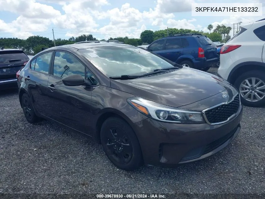 2017 Kia Forte Lx VIN: 3KPFK4A71HE133232 Lot: 39678930