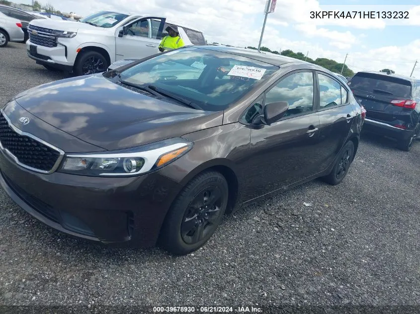 2017 Kia Forte Lx VIN: 3KPFK4A71HE133232 Lot: 39678930