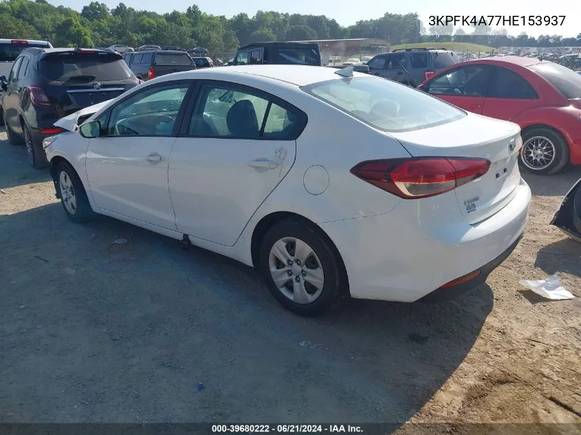 3KPFK4A77HE153937 2017 Kia Forte Lx