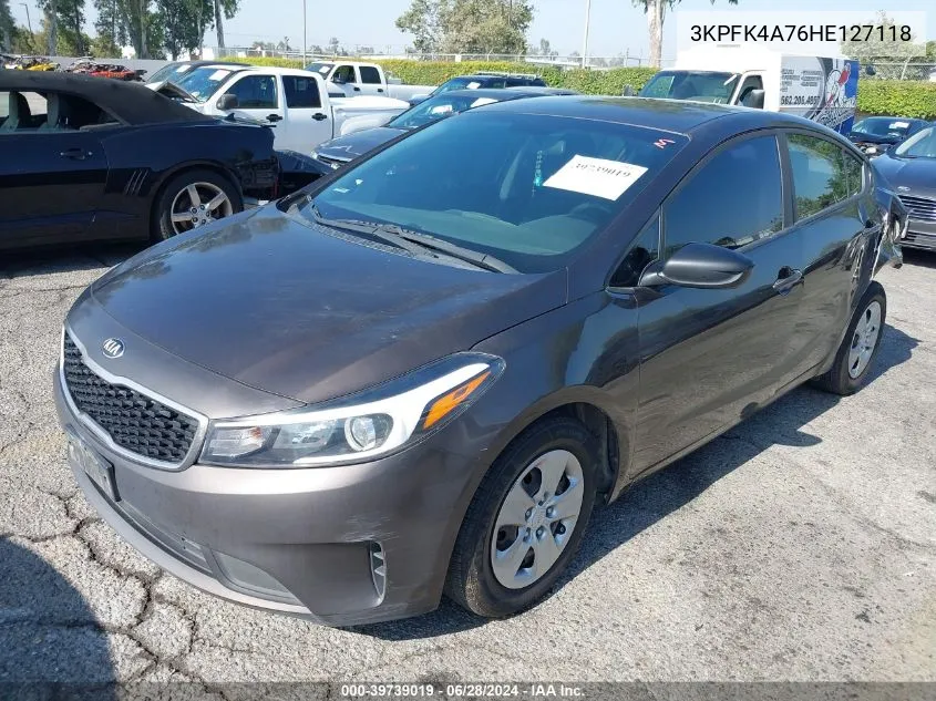 3KPFK4A76HE127118 2017 Kia Forte Lx