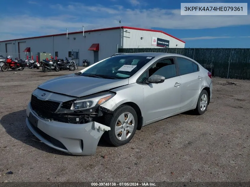 2017 Kia Forte Lx VIN: 3KPFK4A74HE079361 Lot: 39745138