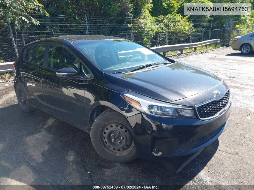 KNAFK5A8XH5694763 2017 Kia Forte Lx