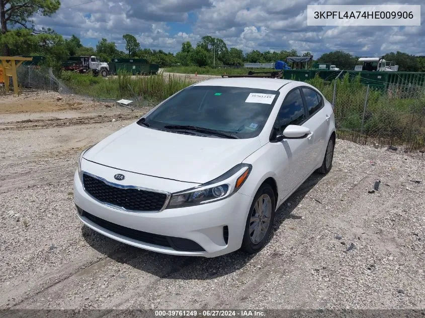 2017 Kia Forte Lx VIN: 3KPFL4A74HE009906 Lot: 39761249