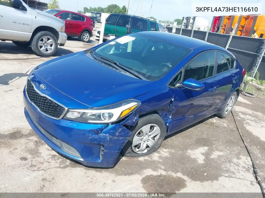 3KPFL4A73HE116610 2017 Kia Forte Lx