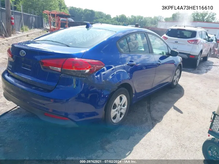 3KPFL4A73HE116610 2017 Kia Forte Lx