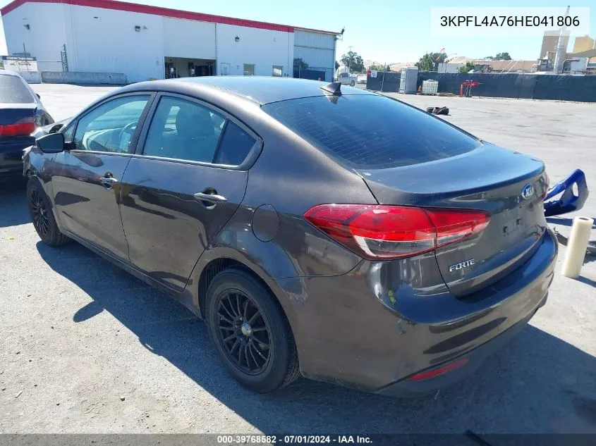 3KPFL4A76HE041806 2017 Kia Forte Lx