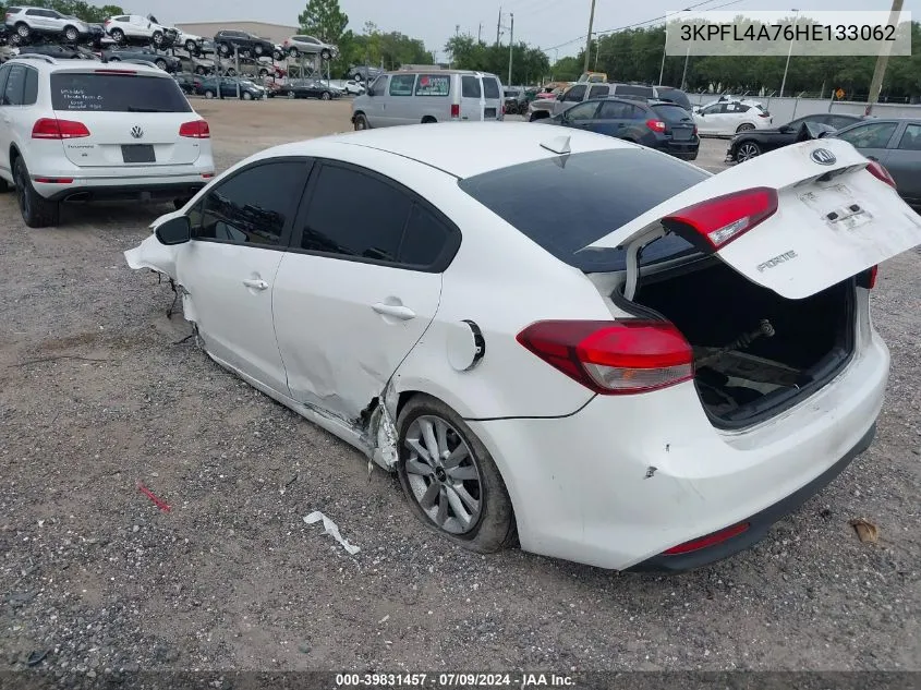 2017 Kia Forte Lx VIN: 3KPFL4A76HE133062 Lot: 39831457