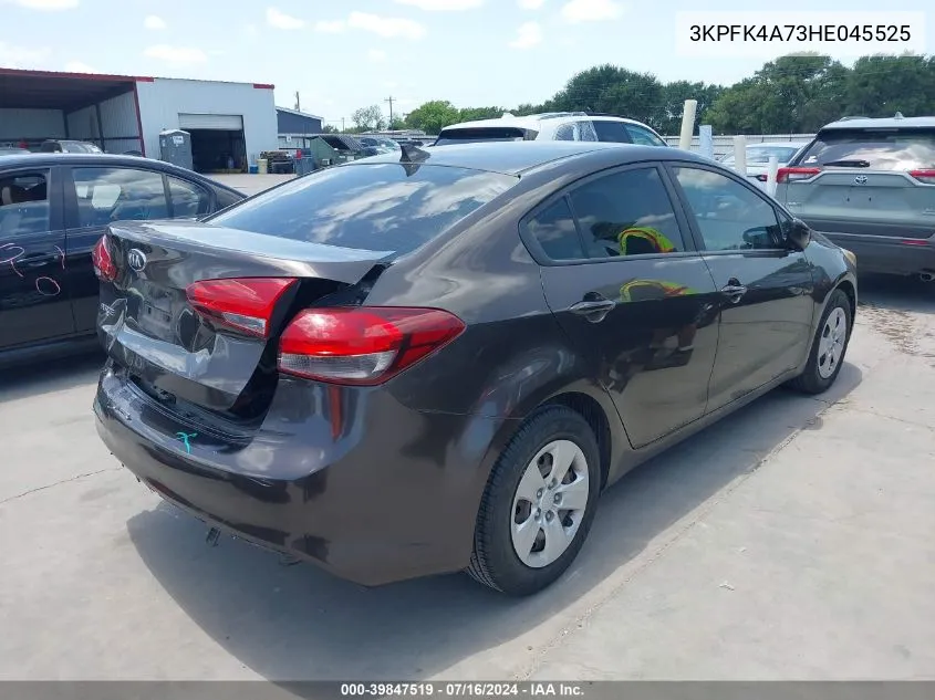 3KPFK4A73HE045525 2017 Kia Forte Lx