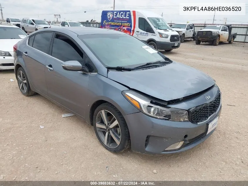 3KPFL4A86HE036520 2017 Kia Forte Ex