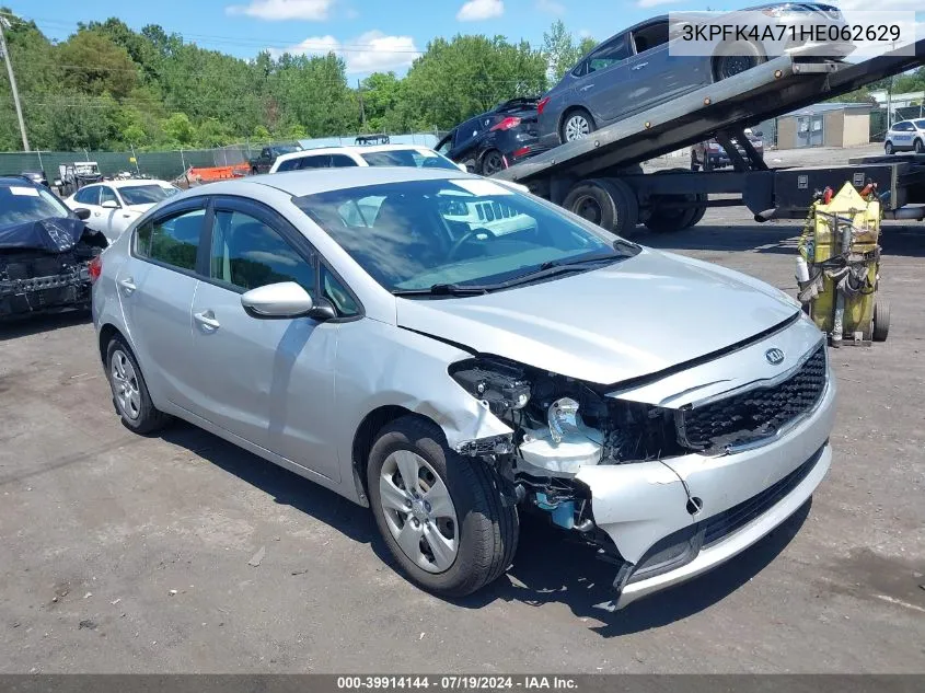 2017 Kia Forte Lx VIN: 3KPFK4A71HE062629 Lot: 39914144