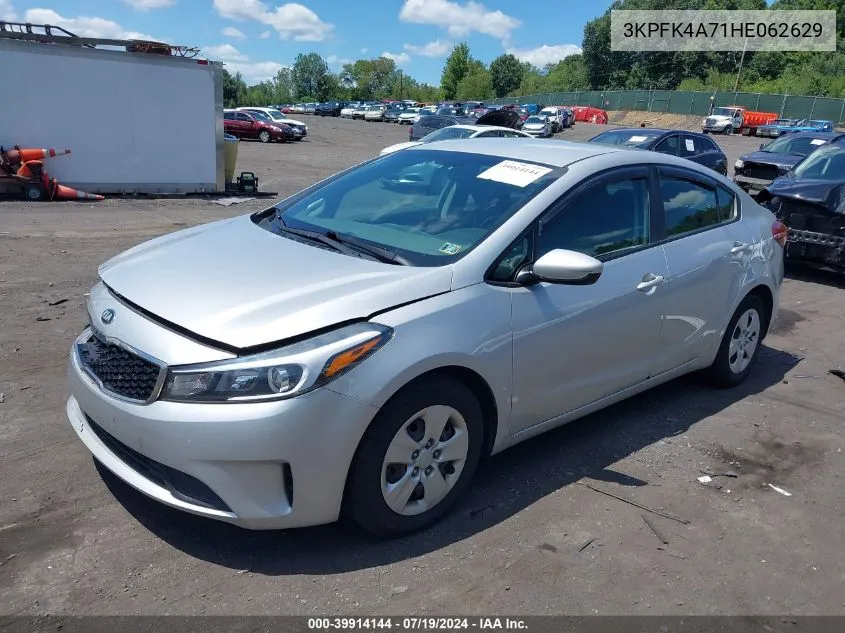 2017 Kia Forte Lx VIN: 3KPFK4A71HE062629 Lot: 39914144