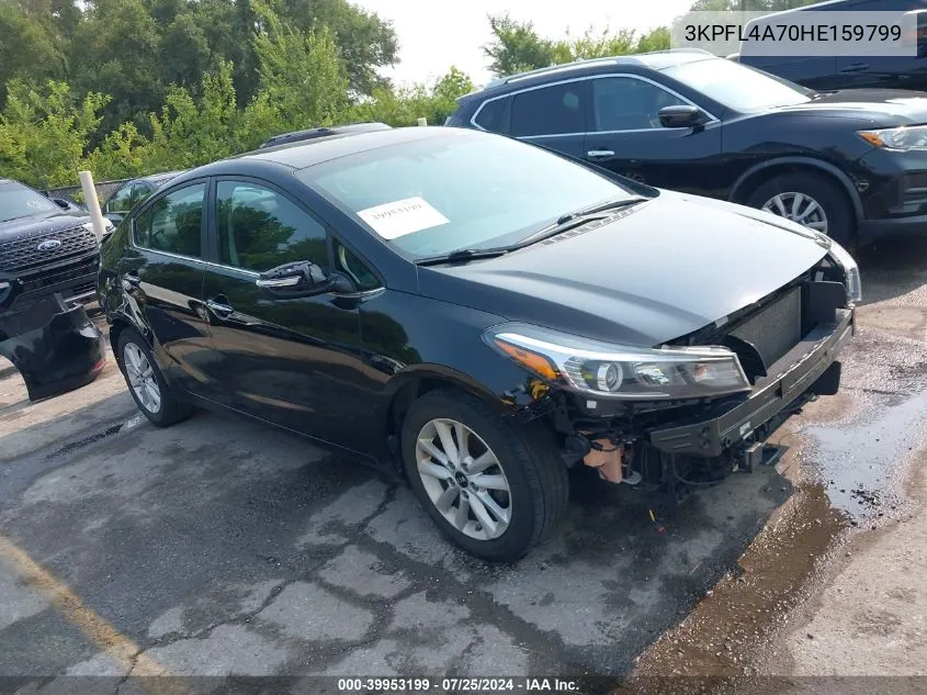 2017 Kia Forte S VIN: 3KPFL4A70HE159799 Lot: 39953199