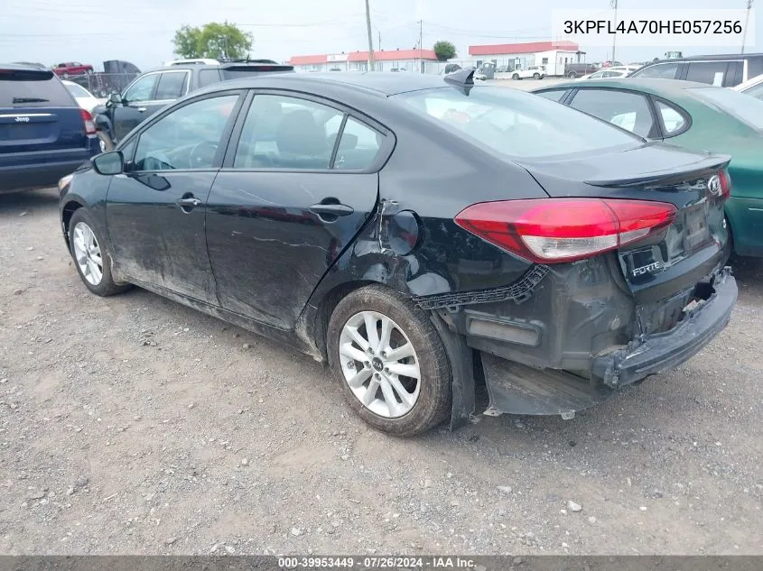 2017 Kia Forte S VIN: 3KPFL4A70HE057256 Lot: 39953449