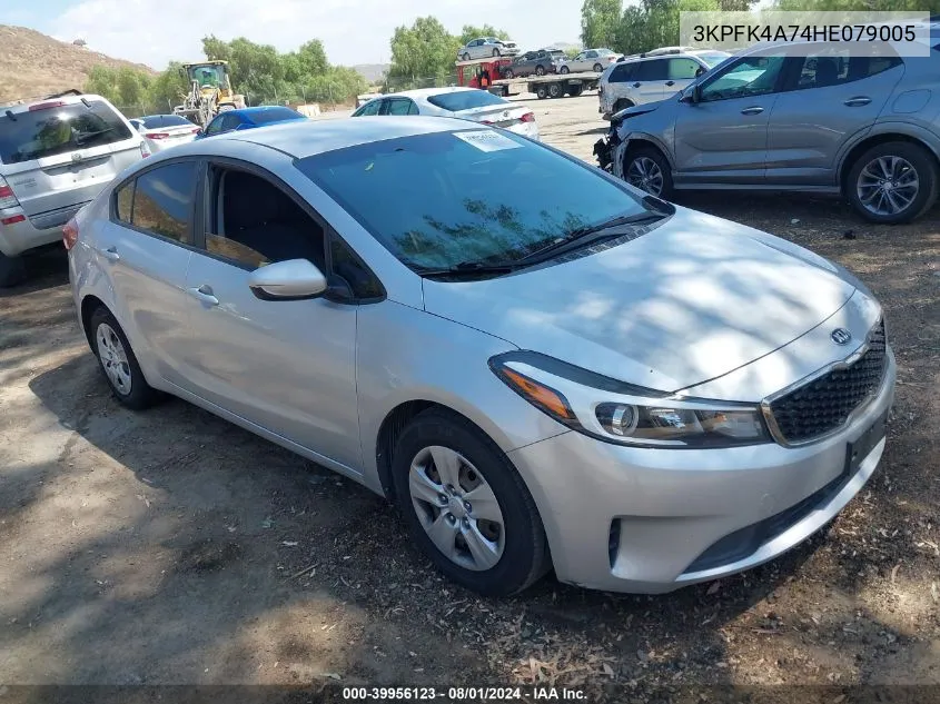 2017 Kia Forte Lx VIN: 3KPFK4A74HE079005 Lot: 39956123