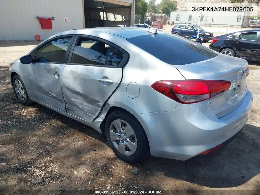 2017 Kia Forte Lx VIN: 3KPFK4A74HE079005 Lot: 39956123