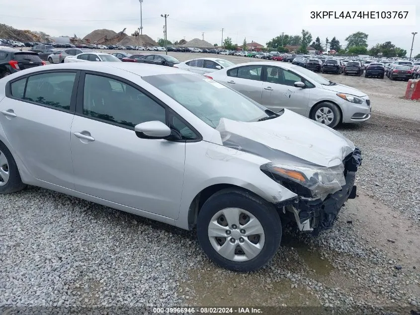 3KPFL4A74HE103767 2017 Kia Forte Lx