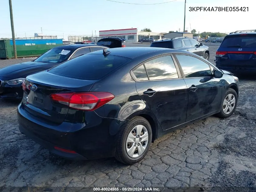 3KPFK4A78HE055421 2017 Kia Forte Lx