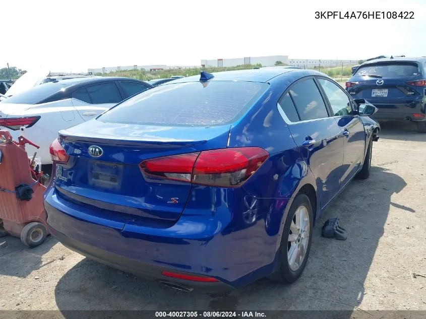 3KPFL4A76HE108422 2017 Kia Forte S