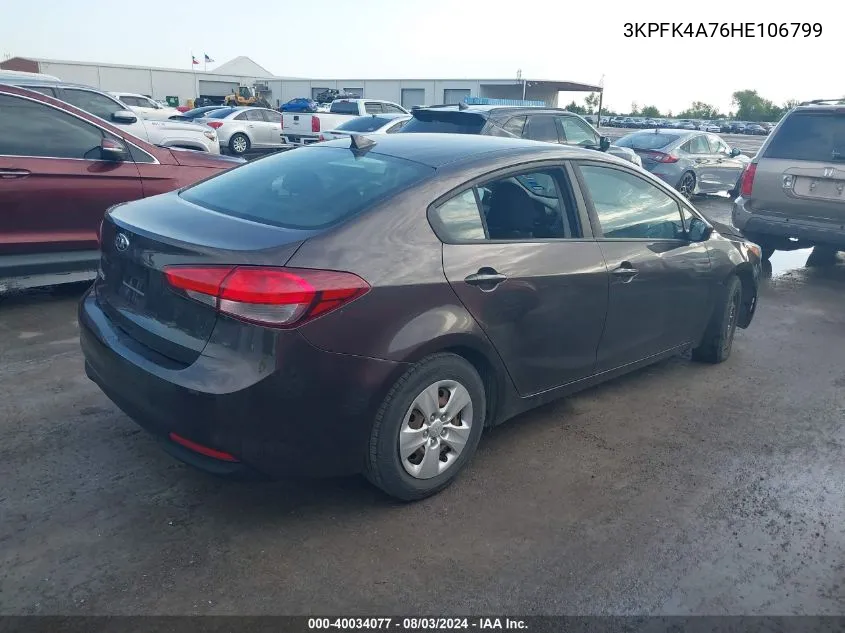 3KPFK4A76HE106799 2017 Kia Forte Lx