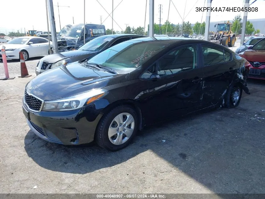 3KPFK4A74HE045808 2017 Kia Forte Lx