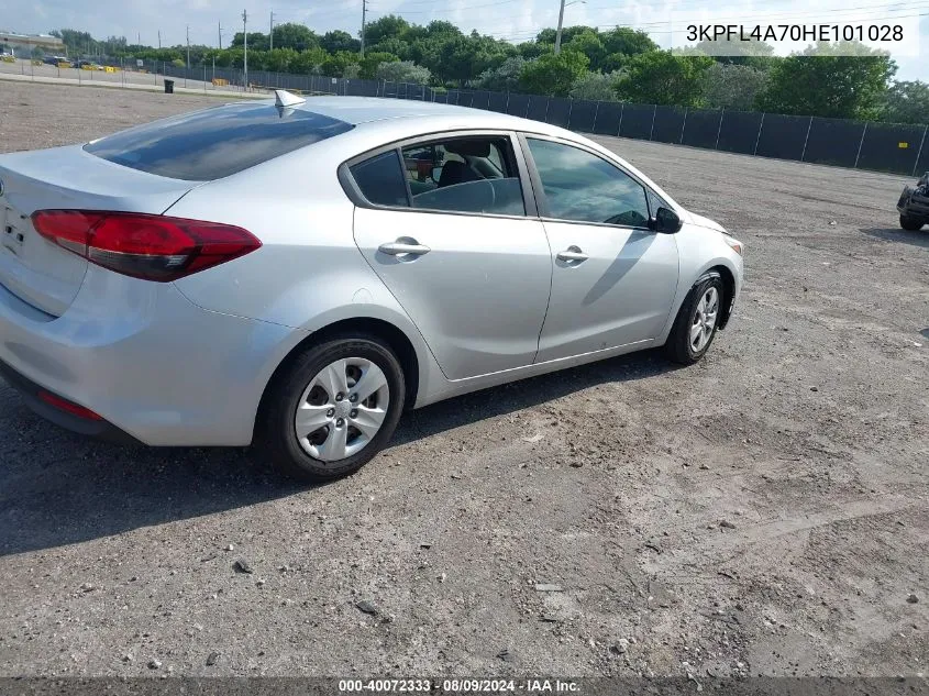 3KPFL4A70HE101028 2017 Kia Forte Lx