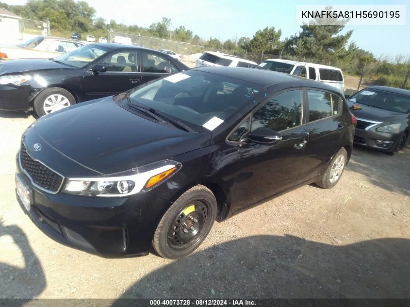 2017 Kia Forte Lx VIN: KNAFK5A81H5690195 Lot: 40073728