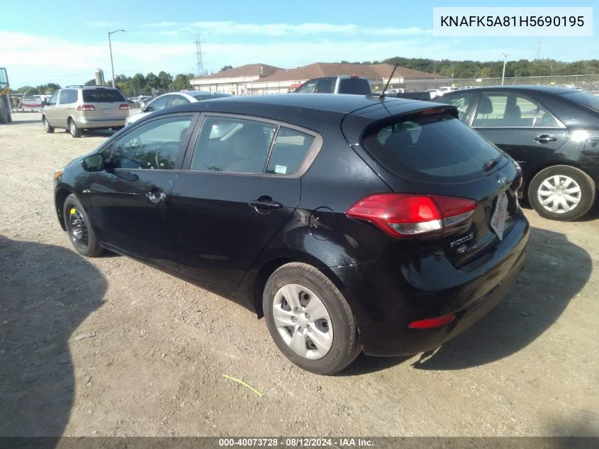 KNAFK5A81H5690195 2017 Kia Forte Lx