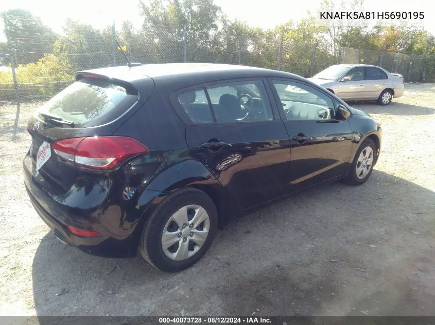 KNAFK5A81H5690195 2017 Kia Forte Lx