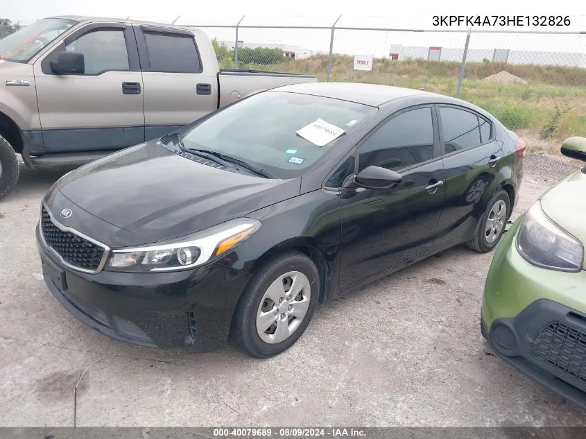 2017 Kia Forte Lx VIN: 3KPFK4A73HE132826 Lot: 40079689