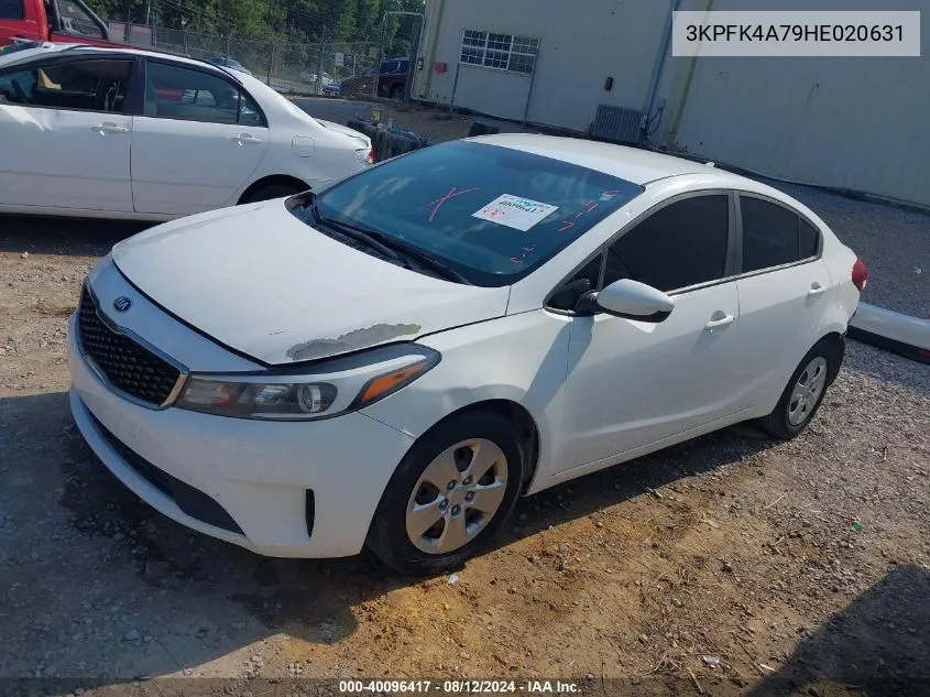 2017 Kia Forte Lx VIN: 3KPFK4A79HE020631 Lot: 40096417