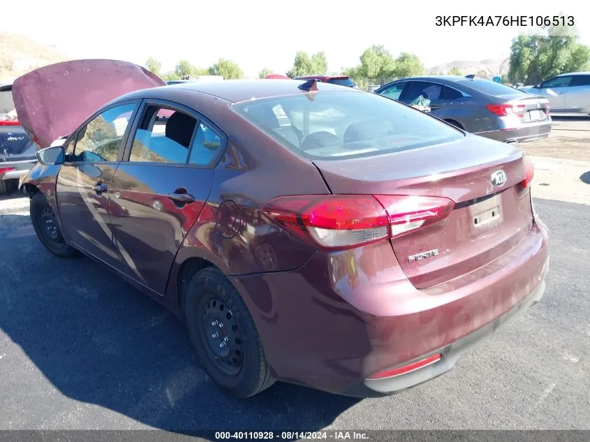 3KPFK4A76HE106513 2017 Kia Forte Lx