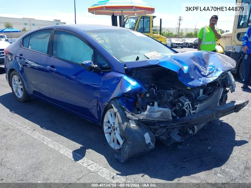 2017 Kia Forte Lx VIN: 3KPFL4A70HE144879 Lot: 40134758