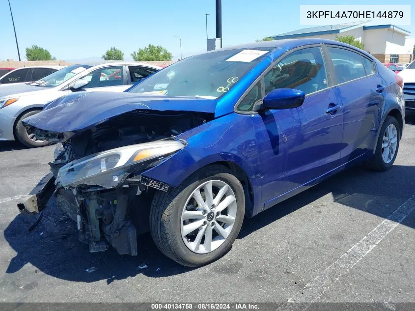 2017 Kia Forte Lx VIN: 3KPFL4A70HE144879 Lot: 40134758