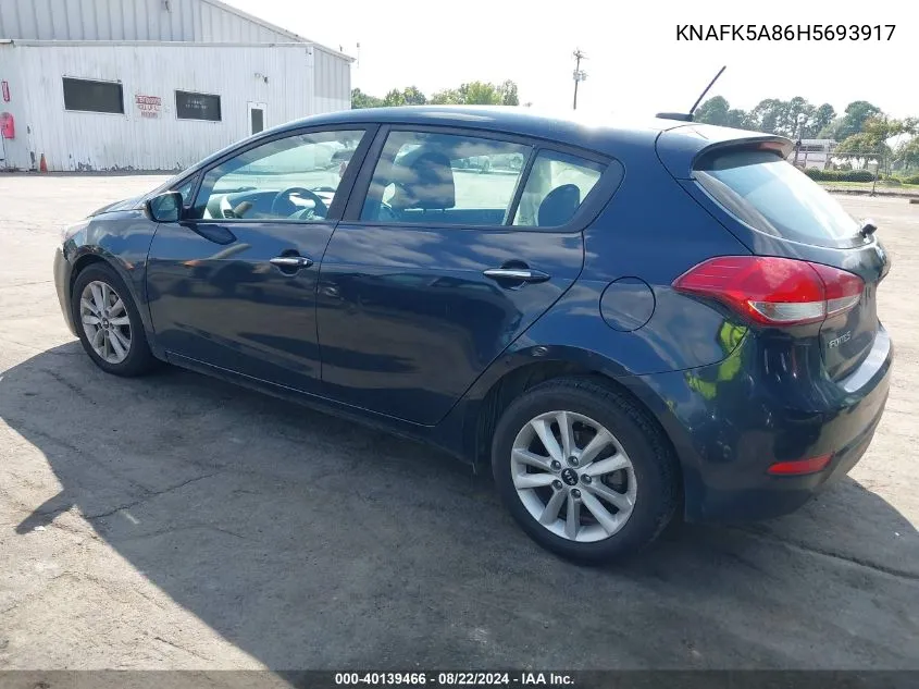 2017 Kia Forte Lx VIN: KNAFK5A86H5693917 Lot: 40139466