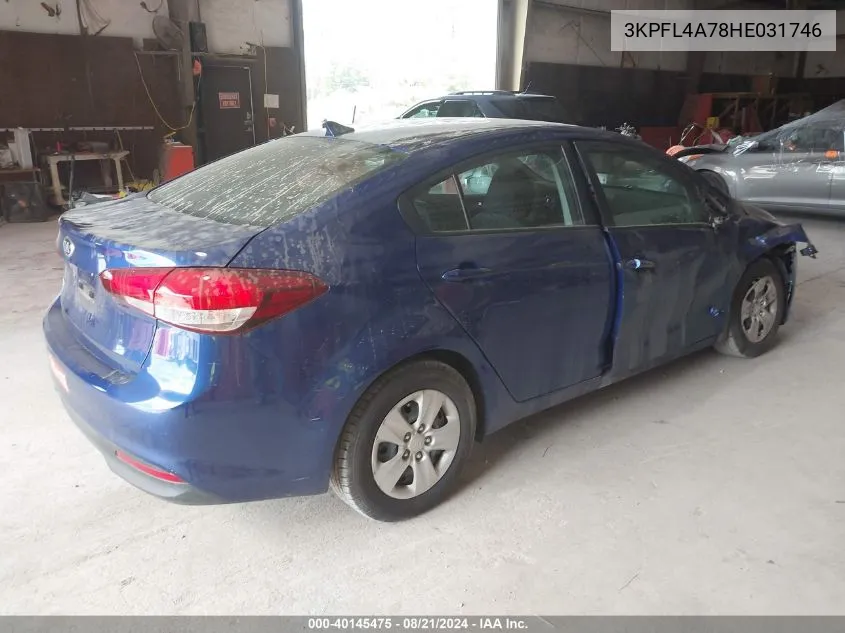 3KPFL4A78HE031746 2017 Kia Forte Lx