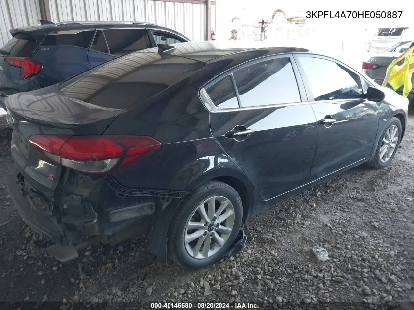 3KPFL4A70HE050887 2017 Kia Forte S