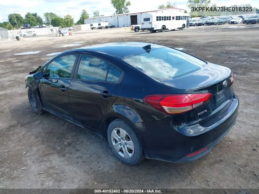 2017 Kia Forte Lx VIN: 3KPFK4A73HE018325 Lot: 40152402